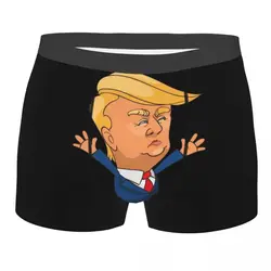 Donald Trump Cartoon Mencosy Boxer Briefs,3D printing Underwear, Highly Breathable High Quality Gift Idea