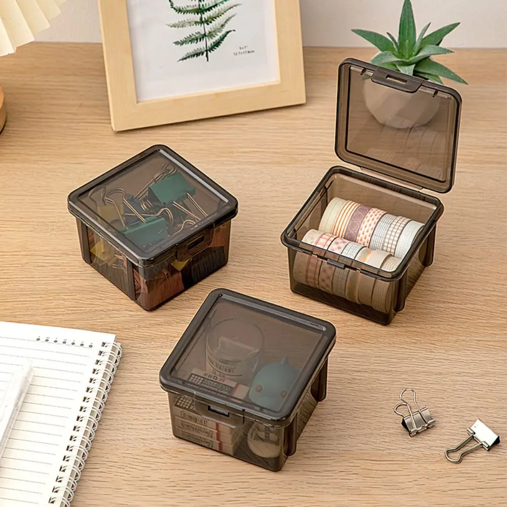 

Plastic Certificate Storage Box Dustproof A4 Data Sorting Box Multifunctional Transparent Multifunctional Storage Case