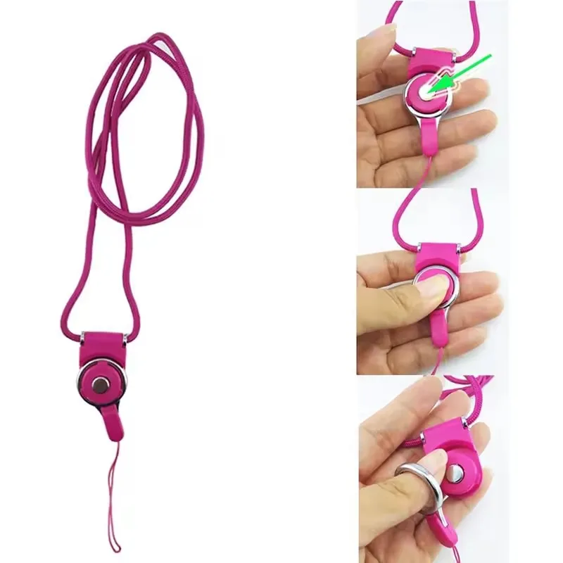 Detachable Long Lanyard Neck Strap For Key ID Xyun Card Badge Holder Keycord Mobile Phone Landyard Keychain Cord Camera