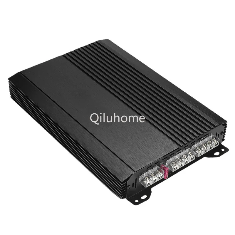 Car audio modification high-power four-way amplifier High-power aluminum alloy 4-channel amplifier 9900W