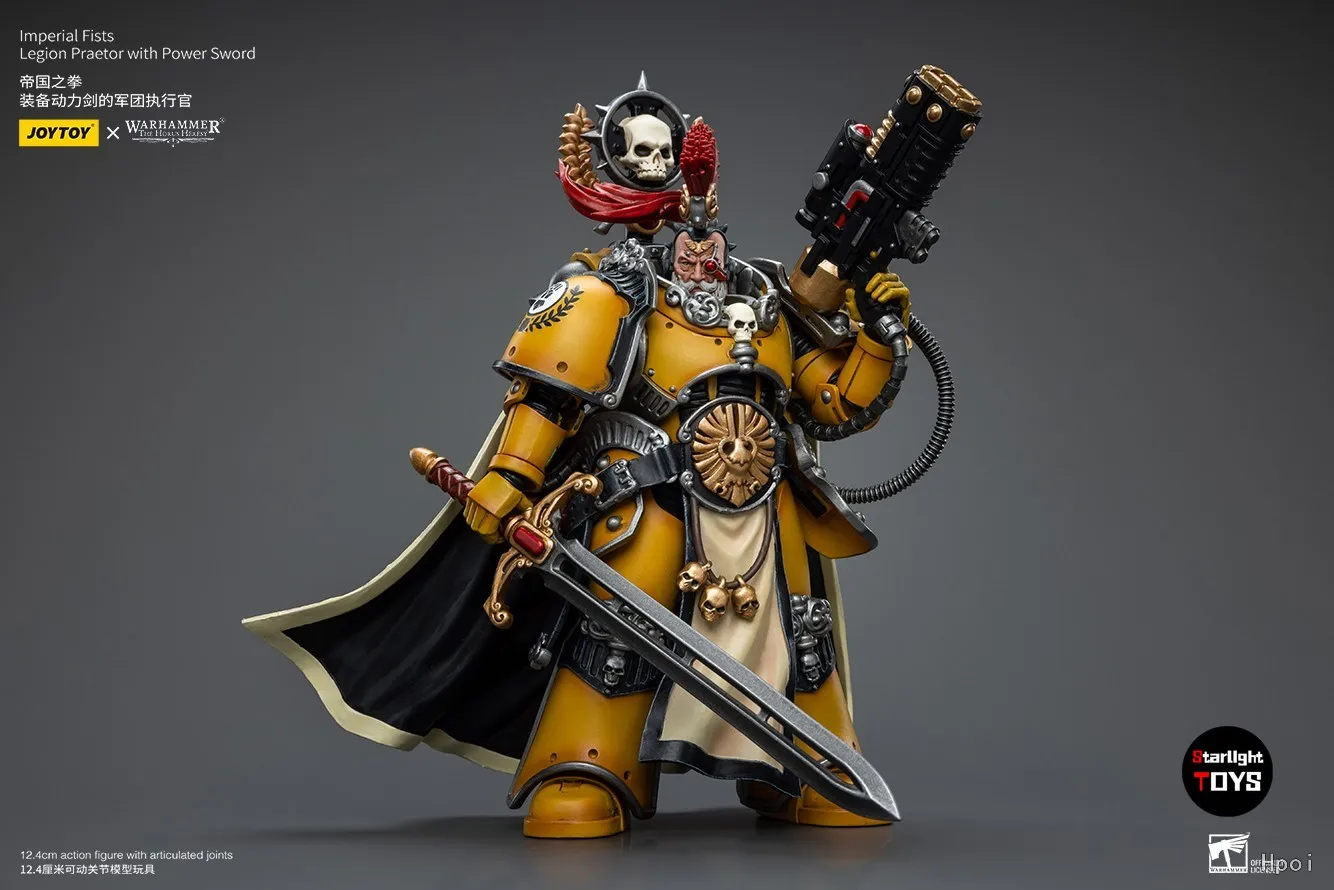 JOYTOY 1/18 عمل الشكل Warhammer 40K الإمبراطوري القبضات الفيلق المفترس مع قوة السيف لعبة مجسمة الهدايا