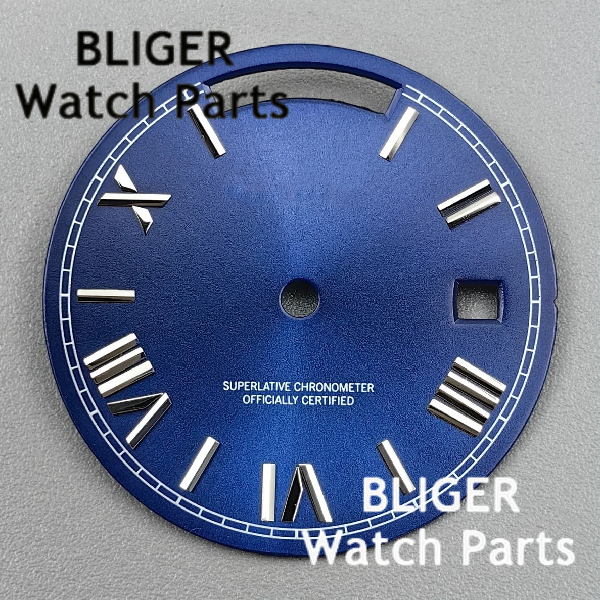 BLIGER 29 مللي متر متعدد الألوان أمة الله/التدرج ساعة الطلب حافة رومانية المزدوج تاريخ نافذة صالح ميوتا 8285 ساعة يد تعمل بالحركة استبدال أجزاء