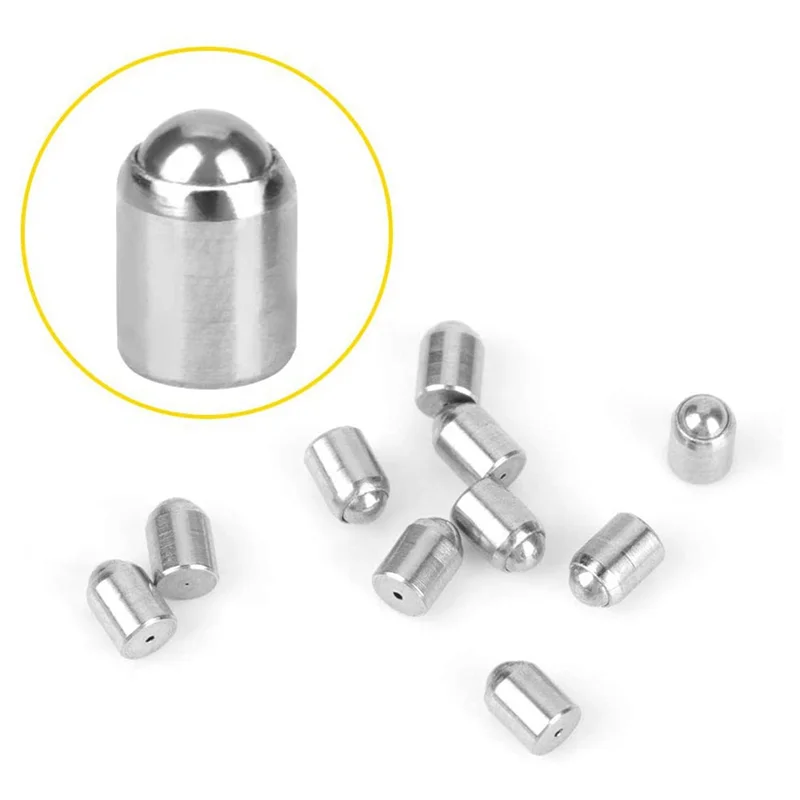 ABFI 40 pezzi 2X3mm stantuffo a sfera in acciaio inossidabile stantuffo a sfera a molla push fit stantuffi a sfera a molla set viti bulloni
