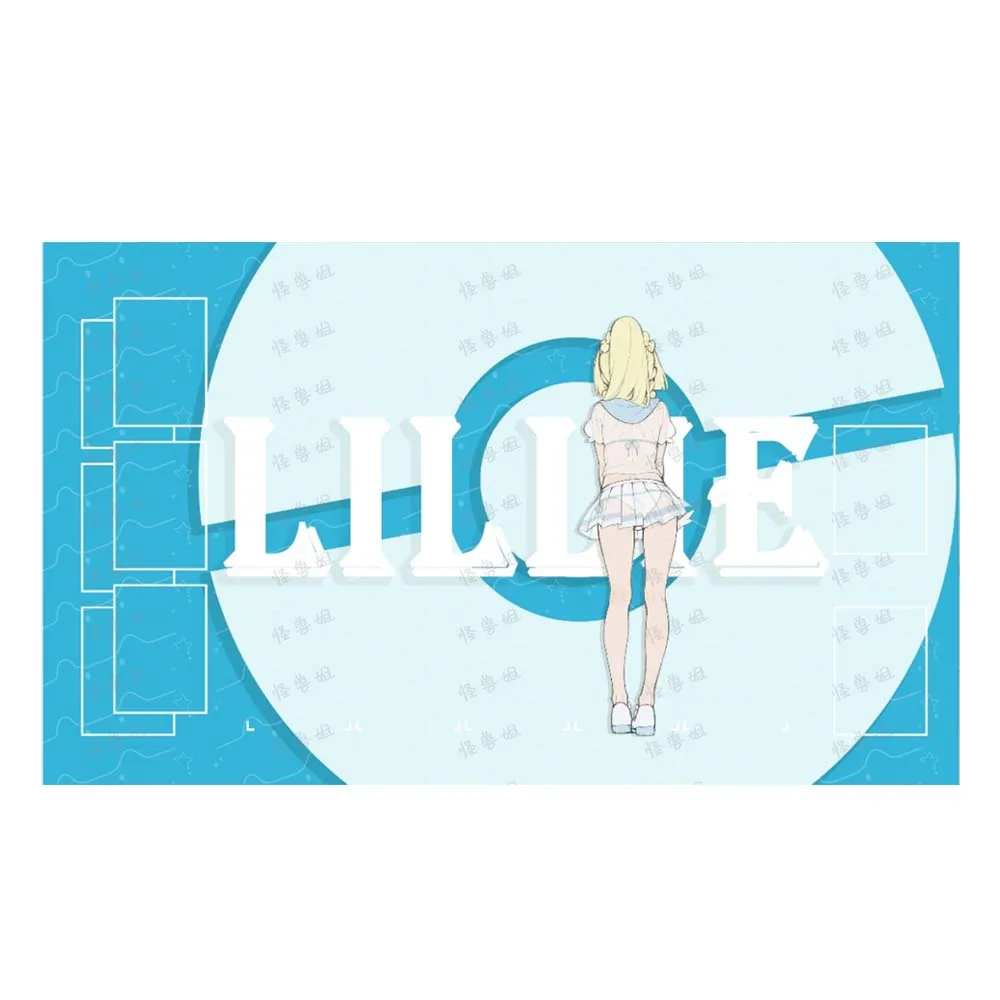 600X350 مللي متر لتقوم بها بنفسك Ptcg المدرب ليلي أيونو بطاقة معركة حصيرة Ptcg أيونو لاعب واحد مجلس بطاقة الألعاب بطاقة المعركة أنيمي بطاقة دمى هدايا #3