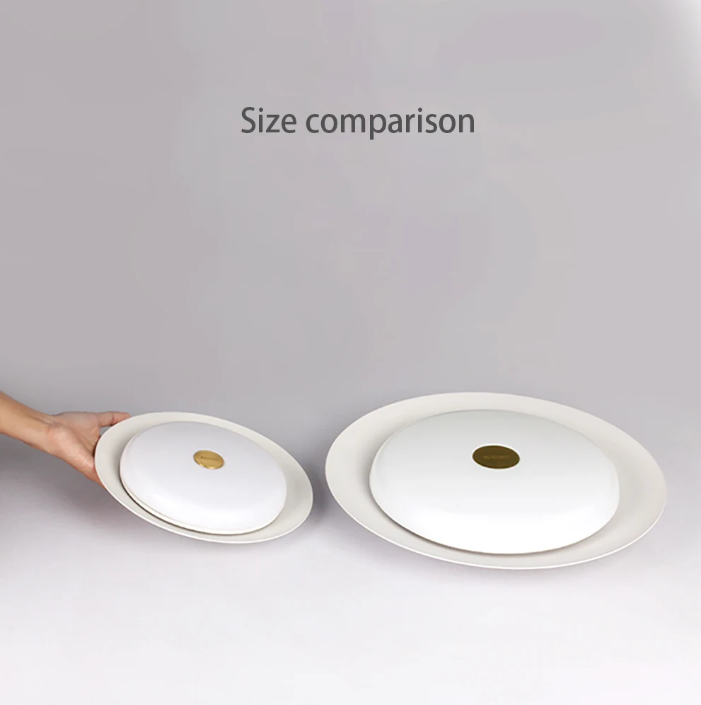 Aisilan Modern Ultra-thin Silicone Lampshades LED Ceiling Light Dustproof  Ceiling Lamps for Living Room Bedroom Dining Room