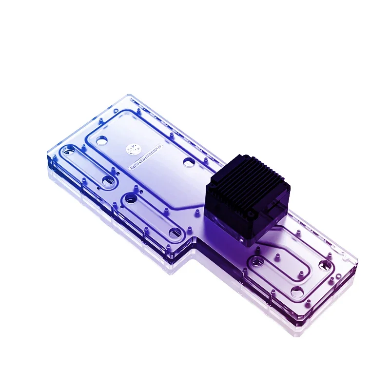 Bykski Distro Plate For Cooler Master H500P Case, 2X 360 Radiator Water Cooling Loop Solution, 12V/5V RGB SYNC, RGV-CM-H500P-P