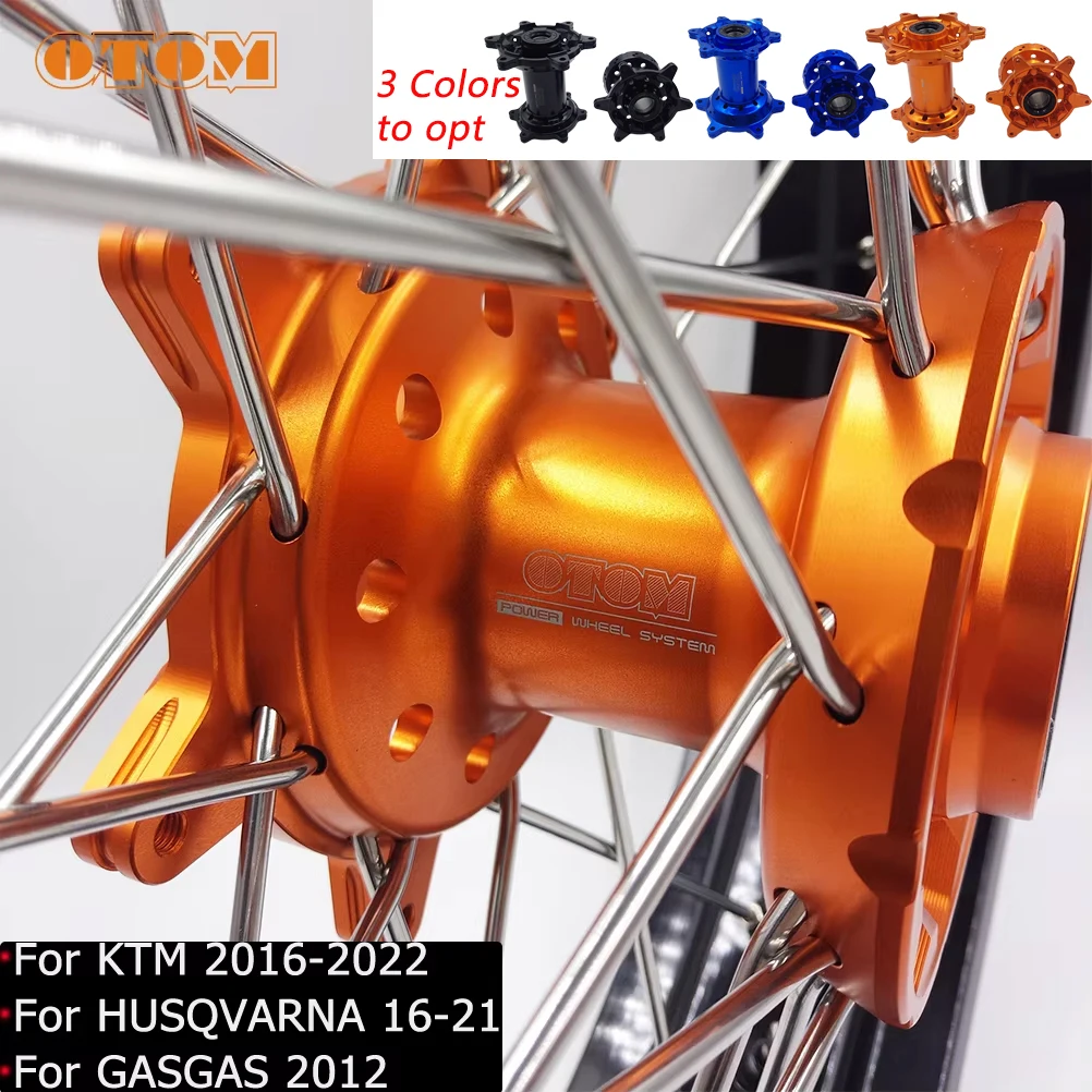 

Ступица переднего и заднего колеса OTOM для мотоцикла KTM SX XC 2016-2022 SXF XCF HUSQVARNA FC FX TC TX GASGAS EX MC 36 отверстий из алюминия с ЧПУ