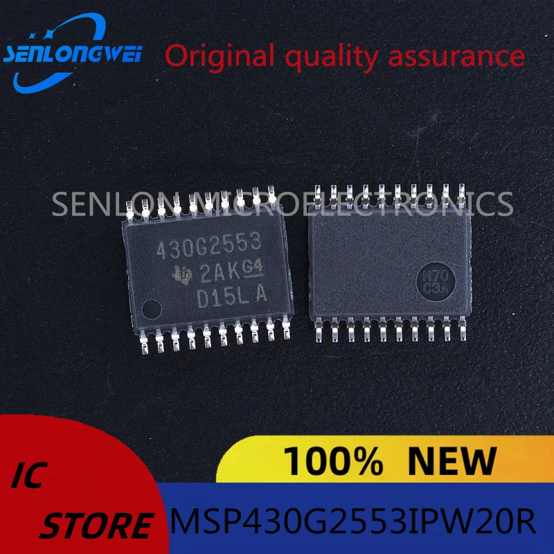 100%Original MSP430G2553IPW20R Silk Screen 430G2553 TSSOP20