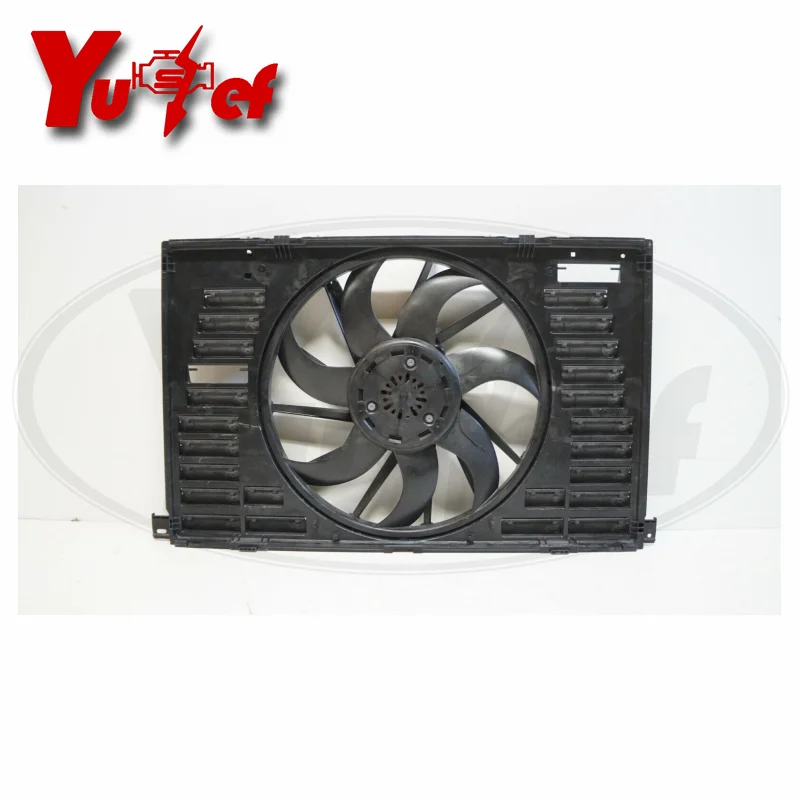 Quality Cooling Fan Assembly for PORSCHE PANAMERA 971 2.9T 16-20 971121203 9A712120312 971121203E 971959455 600W