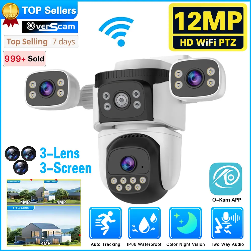 camera de vigilancia ptz wifi cctv de seguranca externa auto tracking cameras de seguranca ip appo kam lens 3 screen 6k 12mp 01