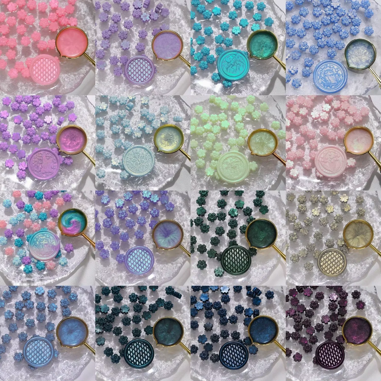 

100 шт., восковые гранулы с огненным лаком и вишневым цветом Авроры, сургуч для печати огненного лака, поляризованный золотой сургуч для запечатывания Авроры