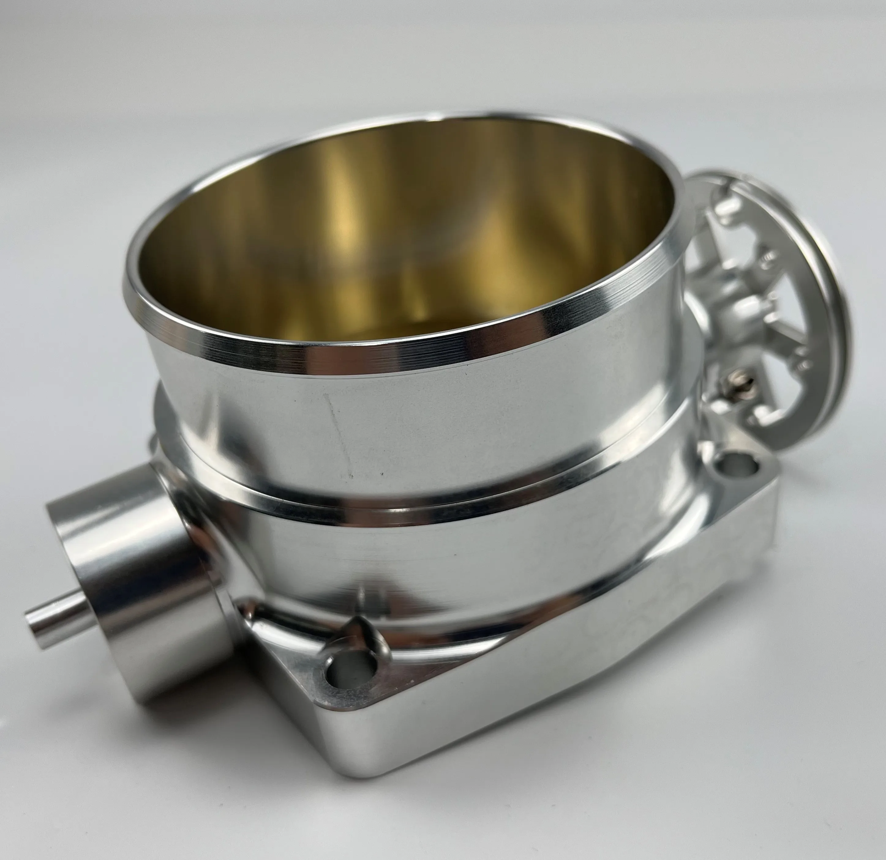 Aluminium billet  throttle body Direct fit for 4 Inch silicone hose customized Factory