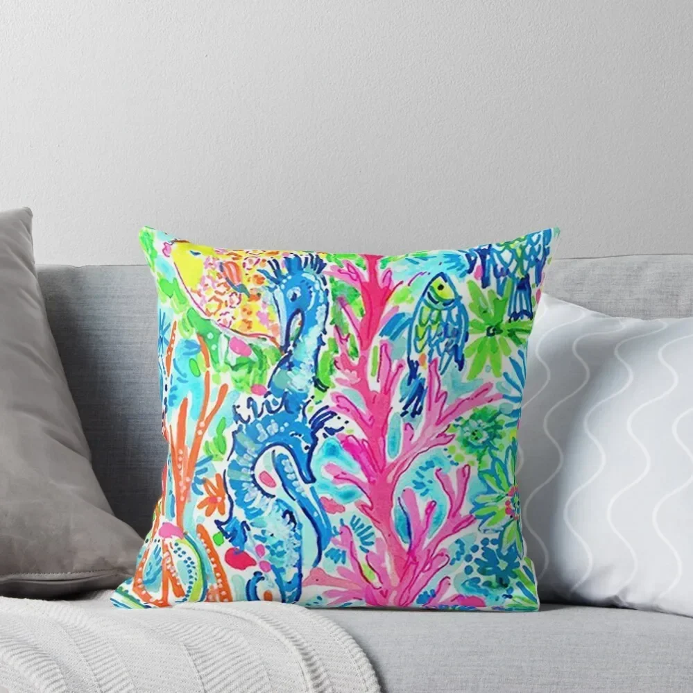 

fish patern colour Throw Pillow Christmas Pillow Cases Cushions Home Decor christmas supplies pillow