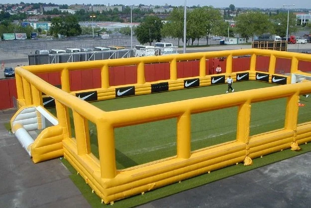 

Inflatable Football Field For Parties And Events, Large Inflatable Sports Arena For Games And Fun Activities
