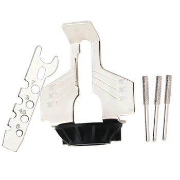 Kit di affilatura per seghe a catena smerigliatrice elettrica affilatura Set di accessori per lucidatura Set di accessori rotanti per trapano per utensili a catena