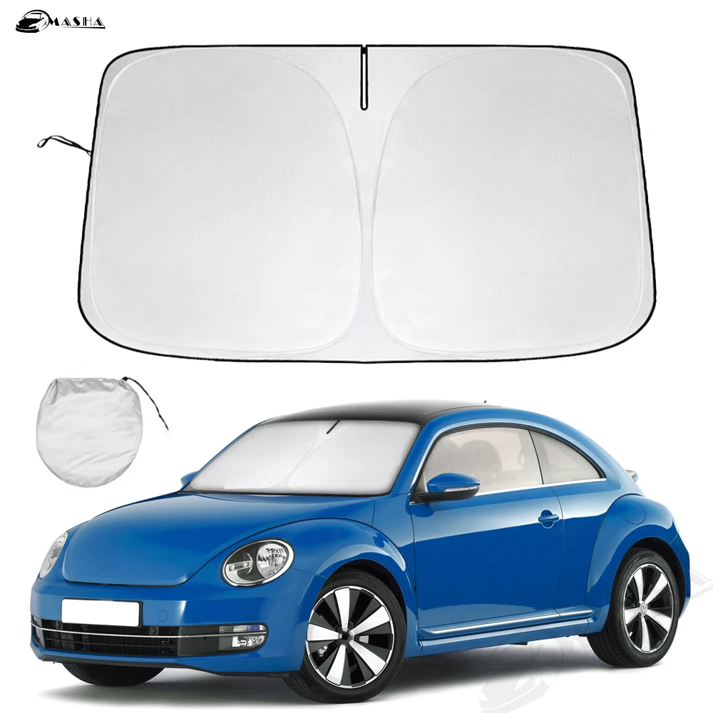 Car Windshield Sun Shade for Volkswagen VW Beetle 2012-2020 2021 2022 2023 2024 Accessories Reflector Sunshade Offers Protection