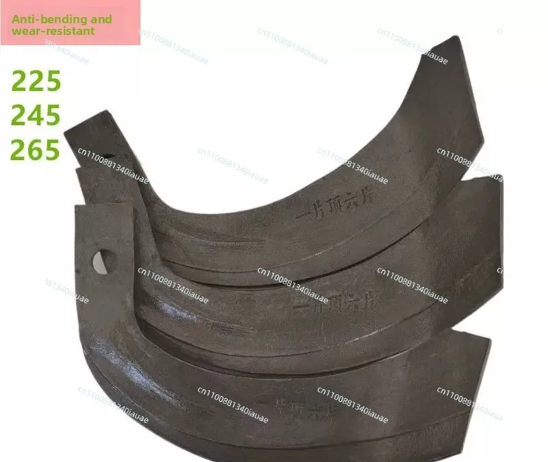 

Rotary Tiller Blade 225/245/265 Double-sided Reinforcement High Manganese Steel Super Wear Resistance