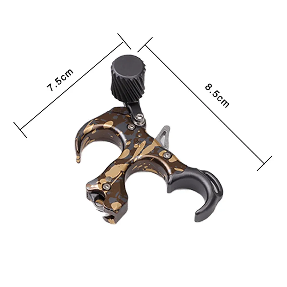 Imagem -03 - Dedos 7075 de Aluminio para Tiro Con Arco Dispositivo de Ayuda para Liberar Arco Compuesto Accesorio de Caza para Tiro al Aire Libre uv