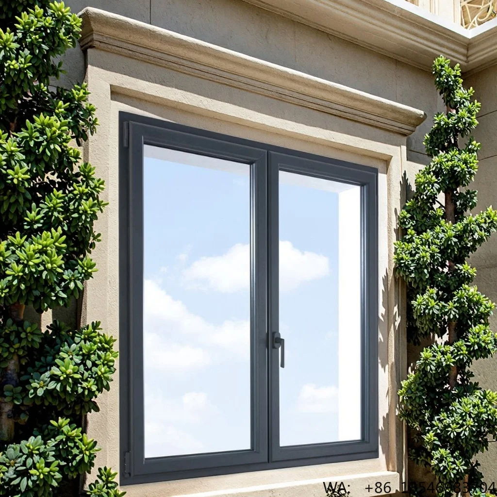 

Modern Design Thermal Break Aluminum Frame Double Glazed Swing Open Casement Windows Doors for Apartment Energy Star Qualified