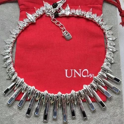 2024 UNOde50 Hot selling New Exquisite Luxury Women's Necklace Romantic Jewelry High Quality Gift Pack in Europe and America