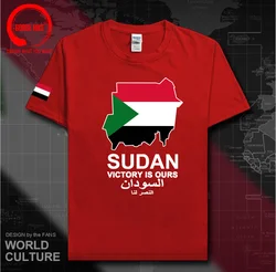 North Sudan SDN Juba Mens T Shirt New Tops T-shirt Short Sleeve Clothes Sweatshirt National Team Country Flag Summer Fashion Tee