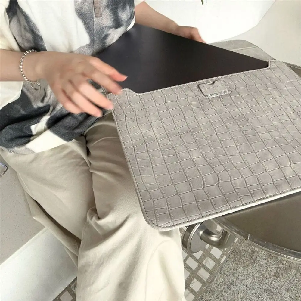 Leather Pattern Design Laptop Sleeve Carring Case 13 13.3 14.1 15.6 Inch Tablet Notebook Pouch for Lenovo Dell LG16