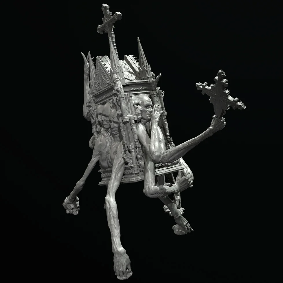 The height of man 38mm 50mm 75mm Resin model kits figure colorless and self-assembled 3D Printing  TD-6783/3D