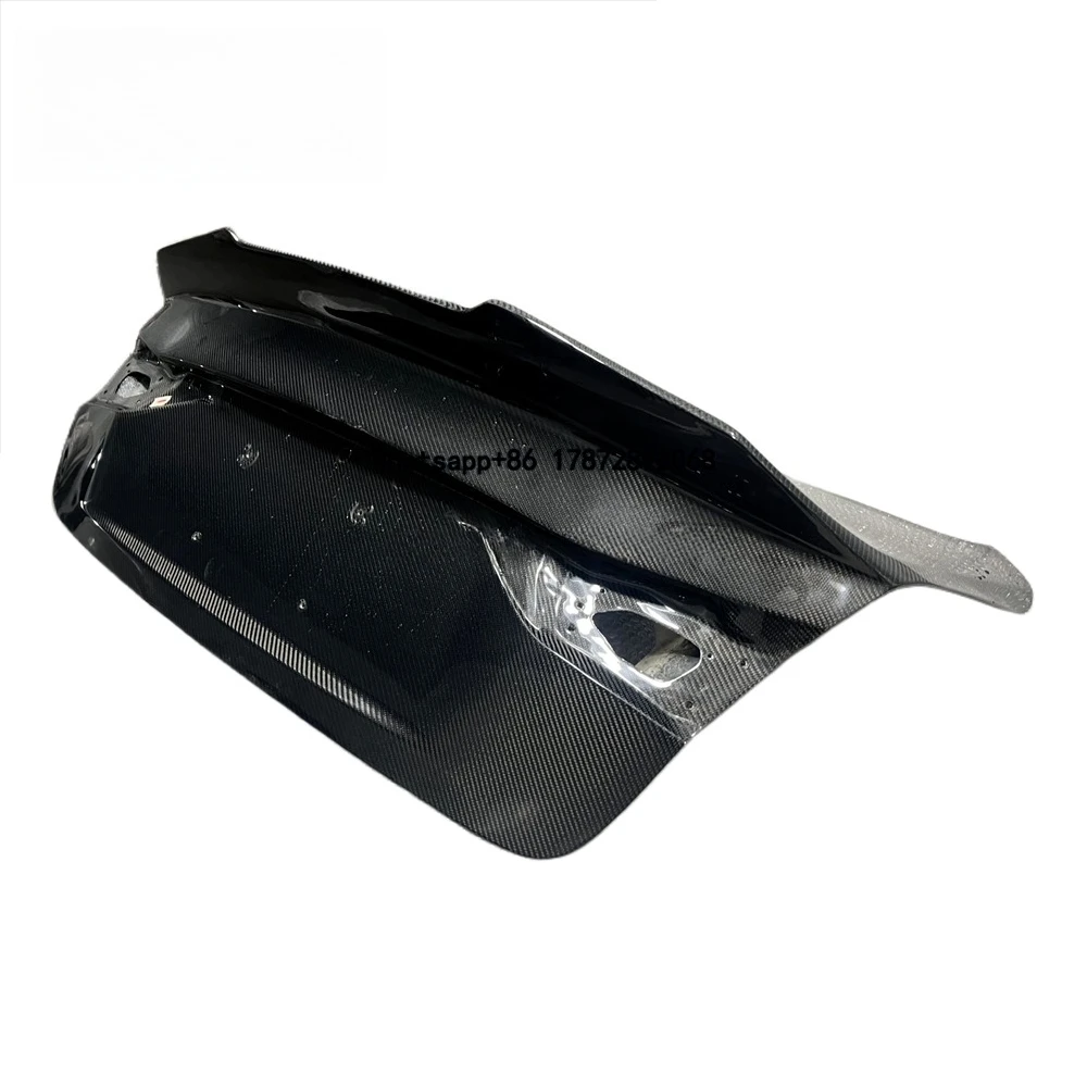 

PSM Durable Carbon Fiber Black Trunk Lid for Infiniti Q50/Q50S Car Exterior Upgrade Bolt-On Luggage Compartment