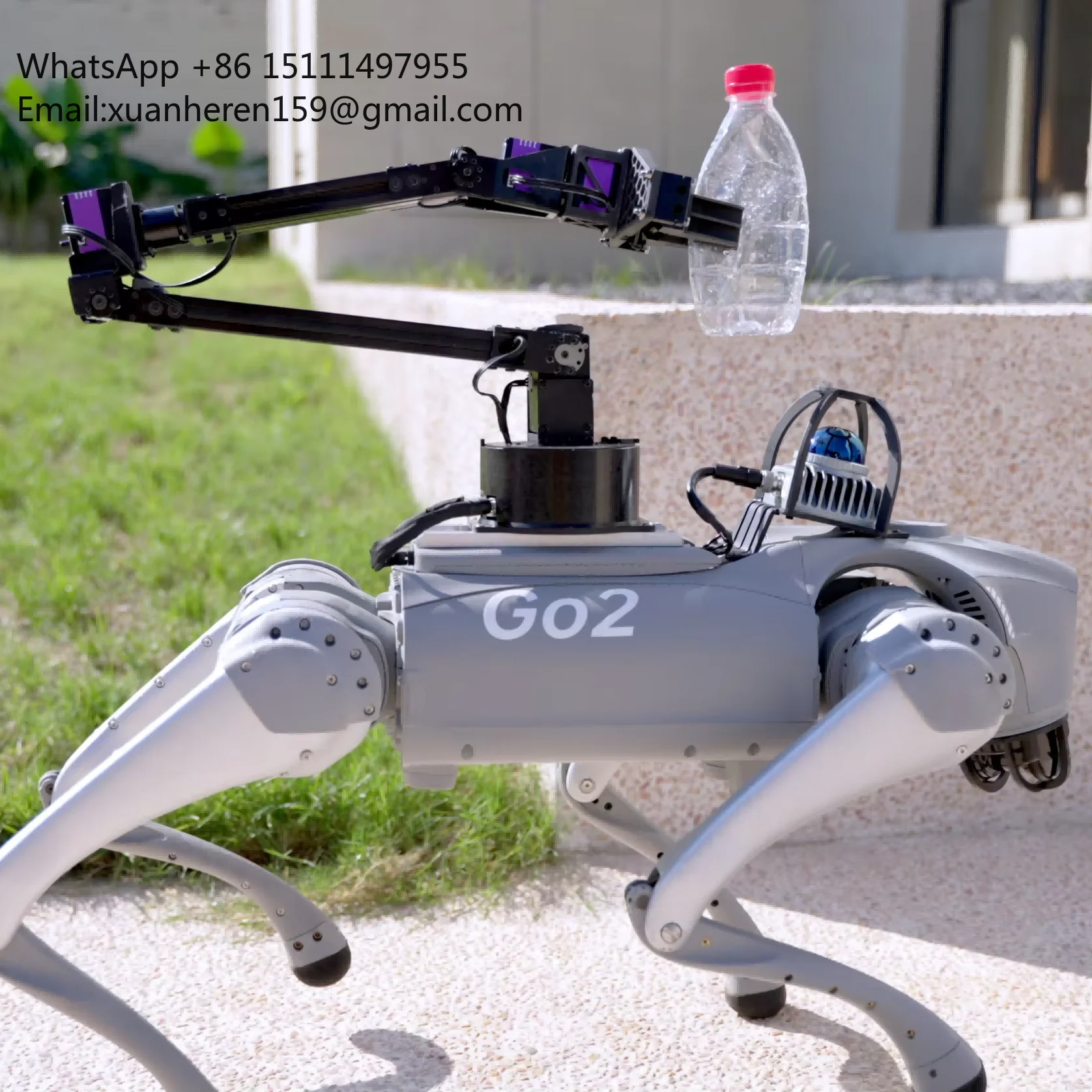Robot Perro Educativo Unitree Go2 de Alto Rendimiento, Kit de Robótica Programable para Entrenamiento en Laboratorios Universitarios y Proyectos de Investigación Académica