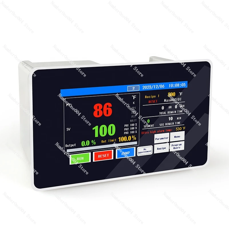 Suitable for kiln temperature controller kit with 6 programs with each 12 segments