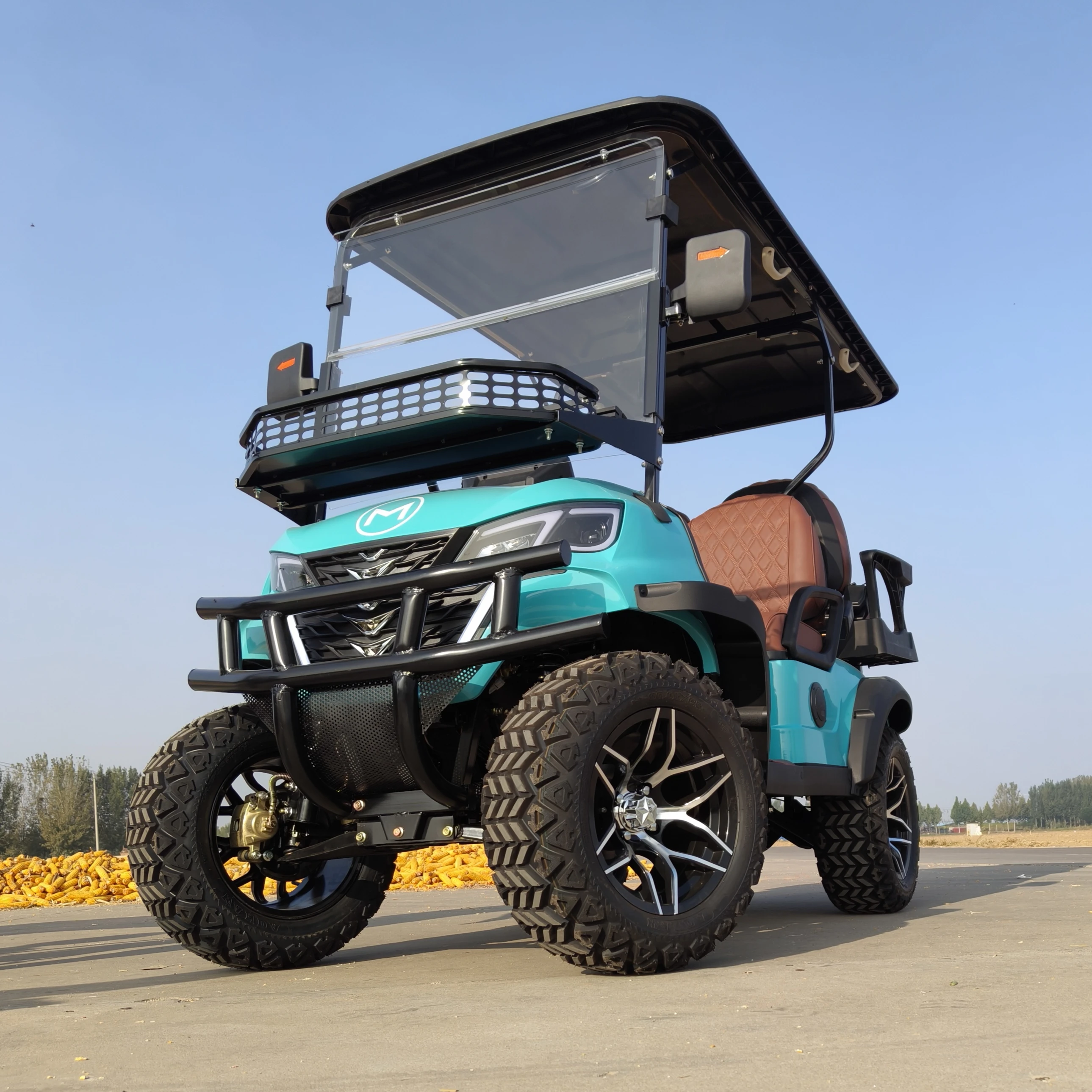 Chinese Suppliers Golf Buggy Cart Price Luxury Vehicle Street Legal Adult 2 +2Seater 72V Electric Golf Cart