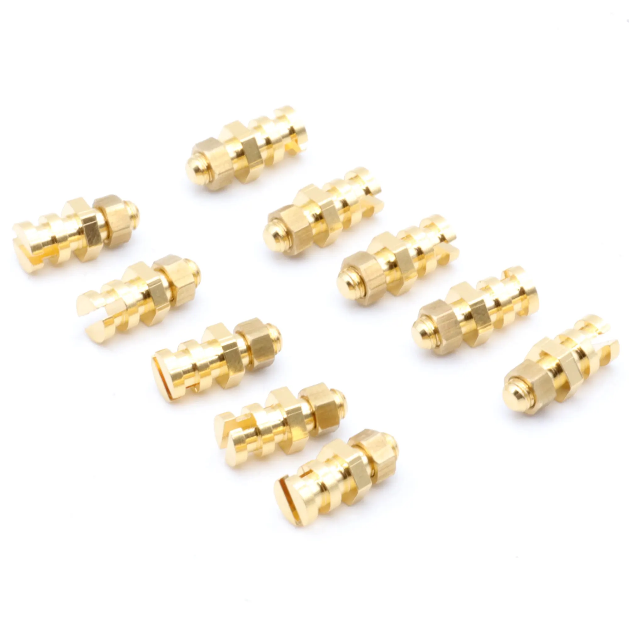 EIZZ pure copper gold-plated scaffolding nails welding rivets fever amplifier audio amplifier DIY scaffolding board suitable for