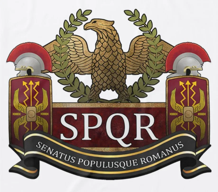 Roman Empire Army SPQR Eagle Emblem Roman Legion Symbol Pullover Hoodie New 100% Cotton Comfortable Casual Mens Sweatshirts