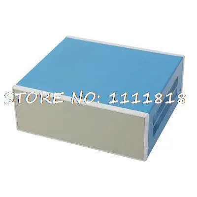 

11 x 9,9 x 4 дюйма, 280 x 250 x 100 мм, синий металлический корпус, корпус для проекта, распределительная коробка «сделай сам»