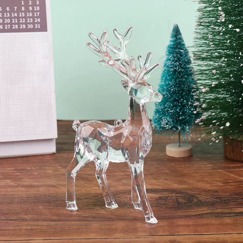 투명 아크릴 크리스마스 사슴 피규어 케이크 X-mas  - English Home Office 리뷰 및 가격