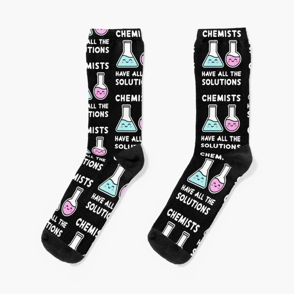 

Chemists Have All The Solutions Socks with print fashionable Run Men's Socks Luxury Women's