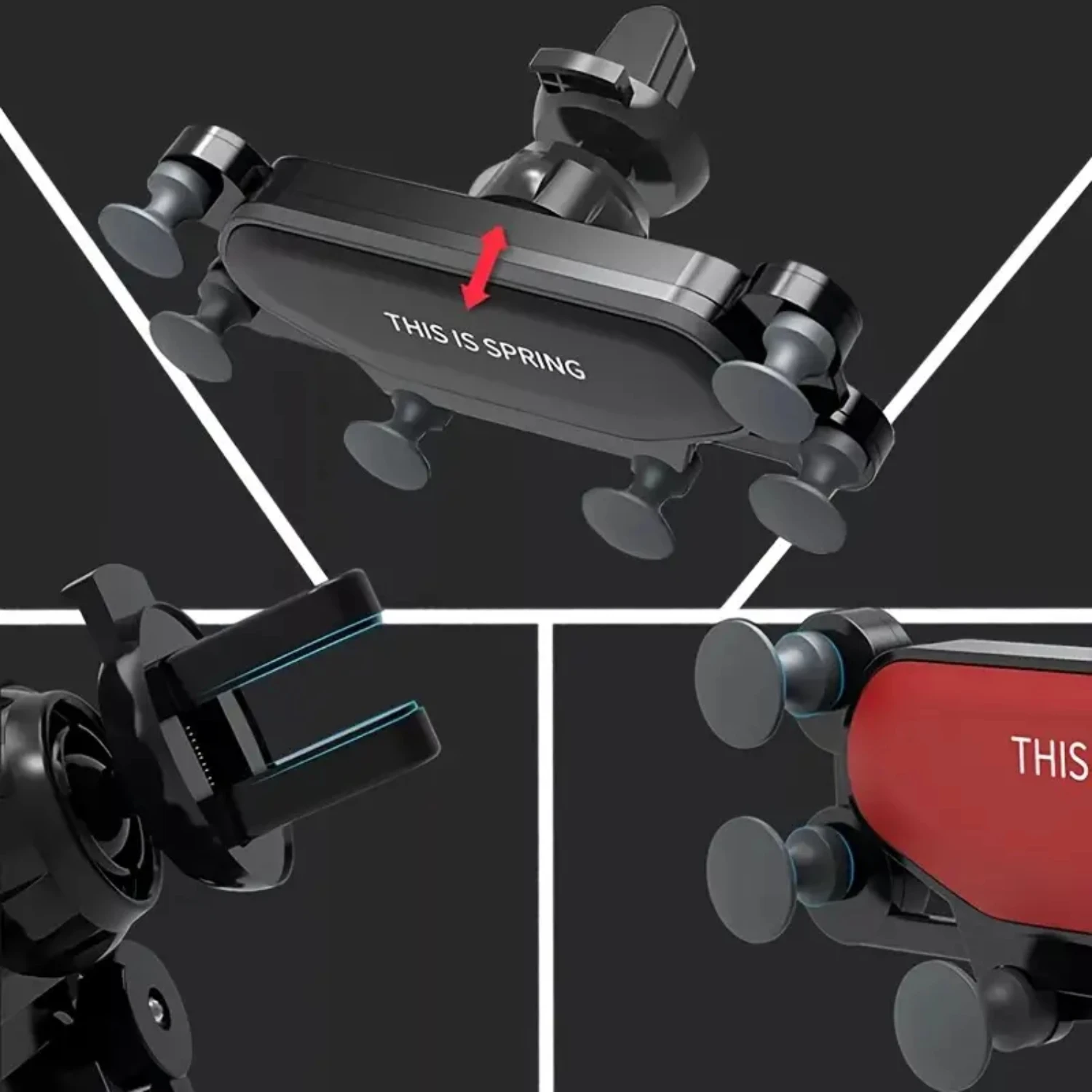 Garanta uma experiência de condução segura com este suporte de telefone para carro seguro, estável e universal para ventilação de ar - compatível