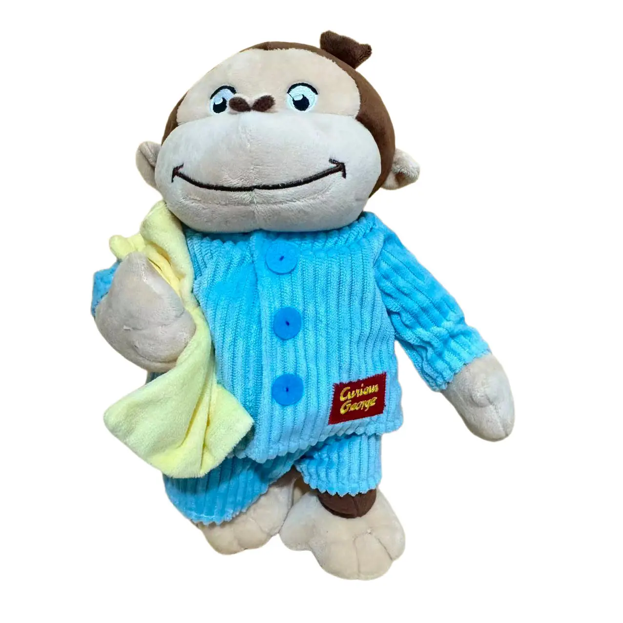 Children's Picture Book Curious George Monkey Plush Doll  for Anime Cartoon Figure Toys for Kids Birthday and Holiday Gifts
