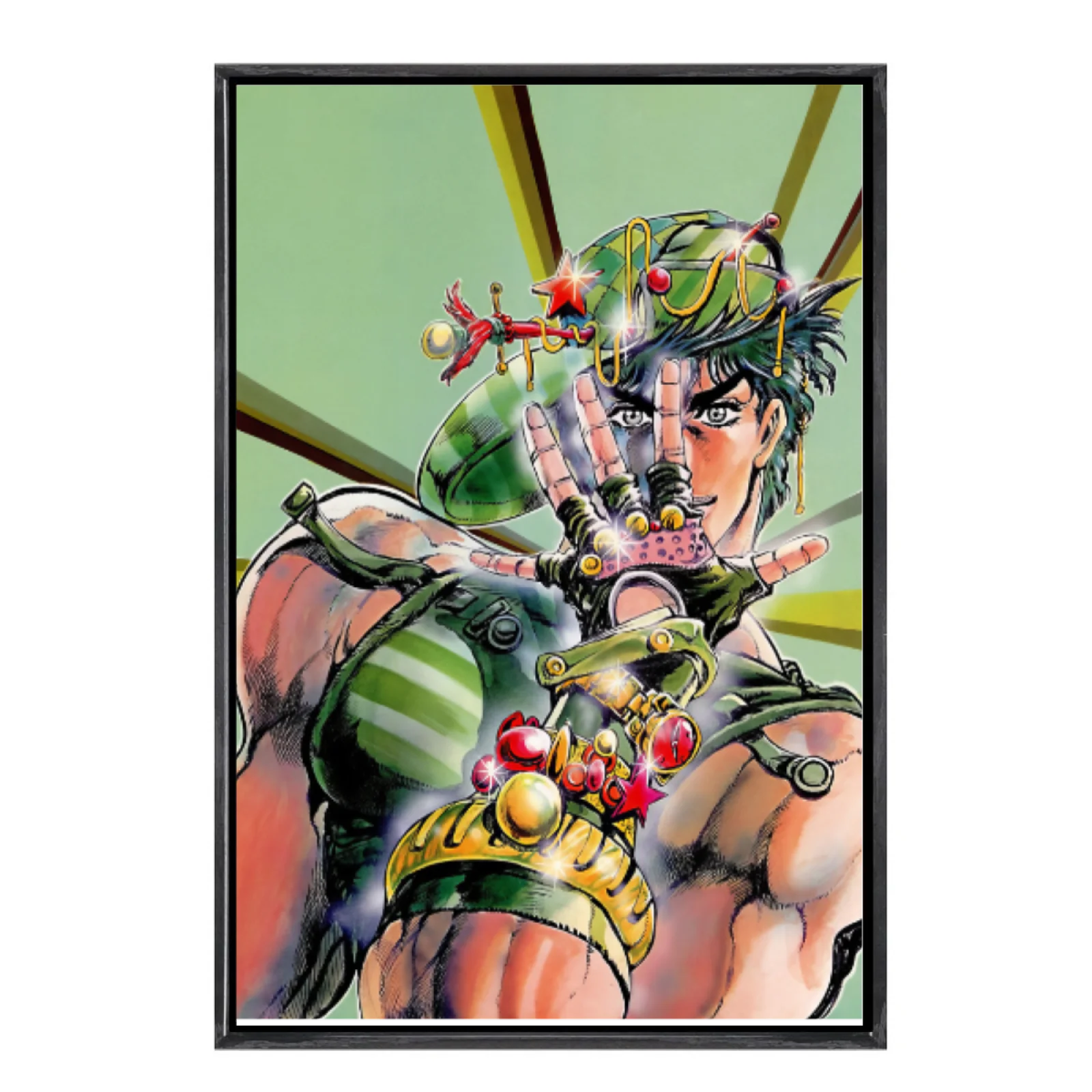 

Японская манга «Невероятные приключения Джоджо», многоразмерный холст, постер в двойной рамке, настенное искусство, домашний декор, домашний декор