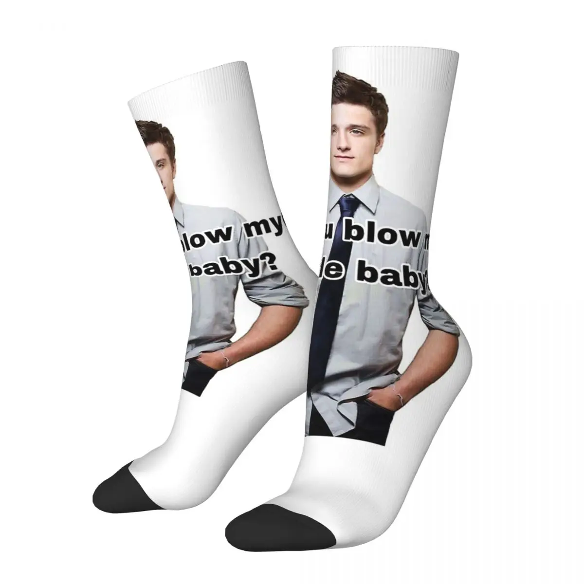 Josh Hutcherson Im Coming Men Women Happy Socks Cycling Novelty Spring Summer Autumn Winter Stockings Gift