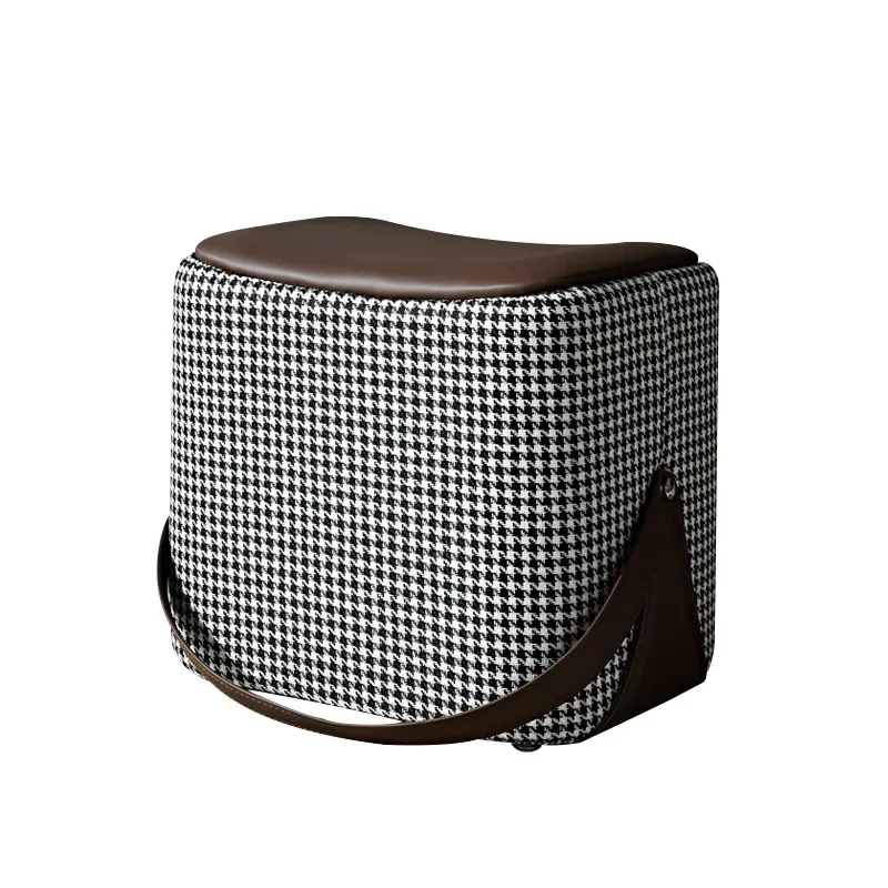 

Wear shoes sofa pier living room ottoman handle change shoes stool leather household cloakroom door storage