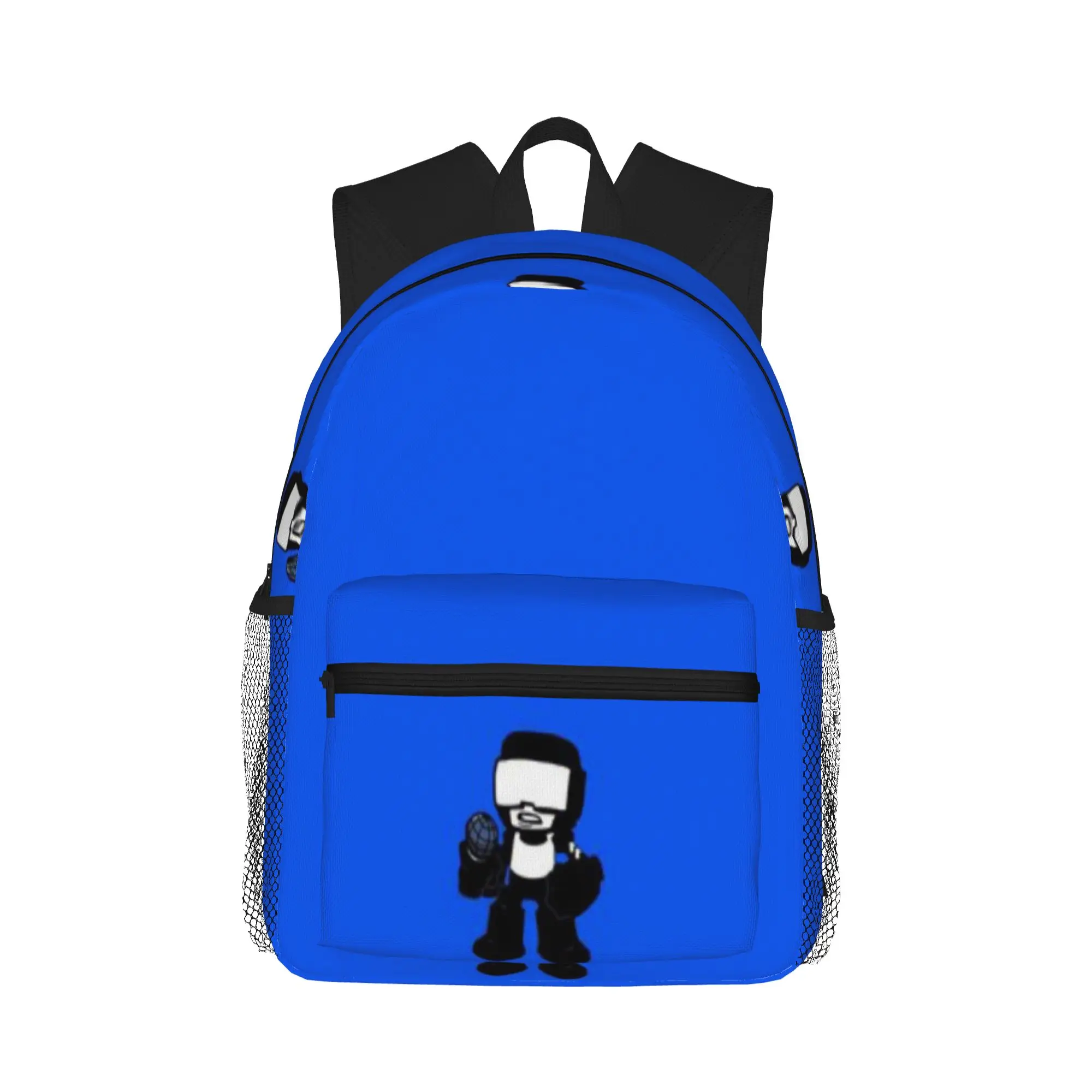 Friday Night Funkin Tank Man blue  Casual Backpack for Students and Adults Bags