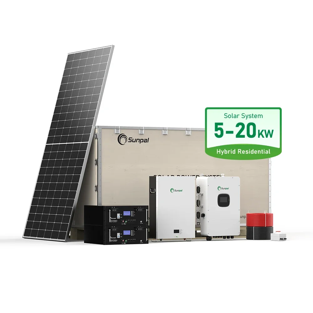 Sunpal Off Grid Solar Energy Storage System 5Kw 6Kw 8Kw 10Kw 15Kw Complete Hybrid Photovoltaic Solar Power System