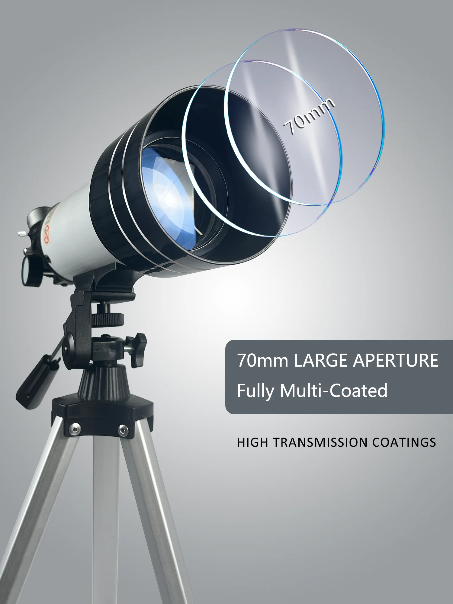 120x Astronomical Telescope for Kids & Adults Aperture 400mm refractor Refracting Telescope for Beginners in Astronomy