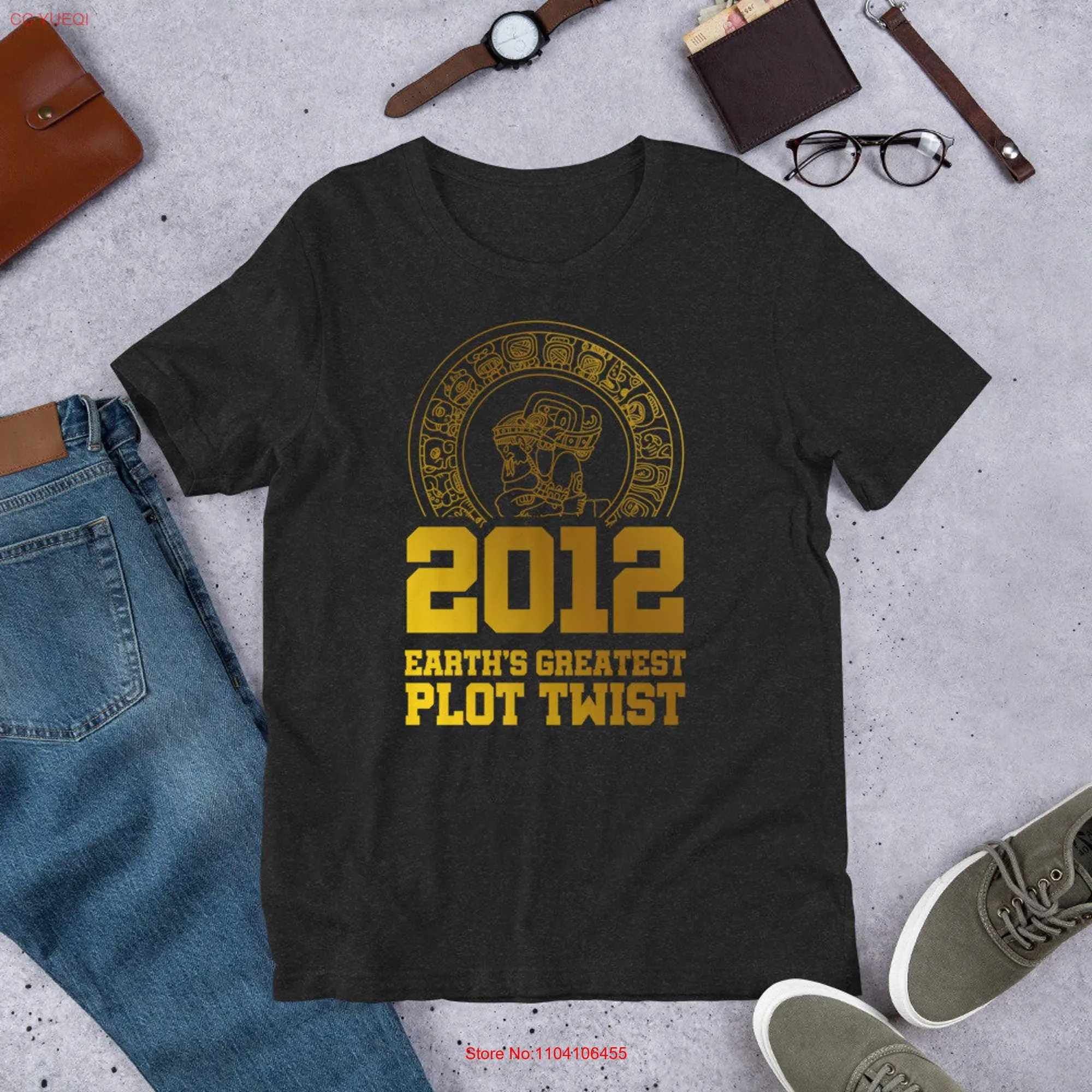 2012 Earth's Greatest Plot Twist Mayan Calendar Throwback T shirt long or short sleeves