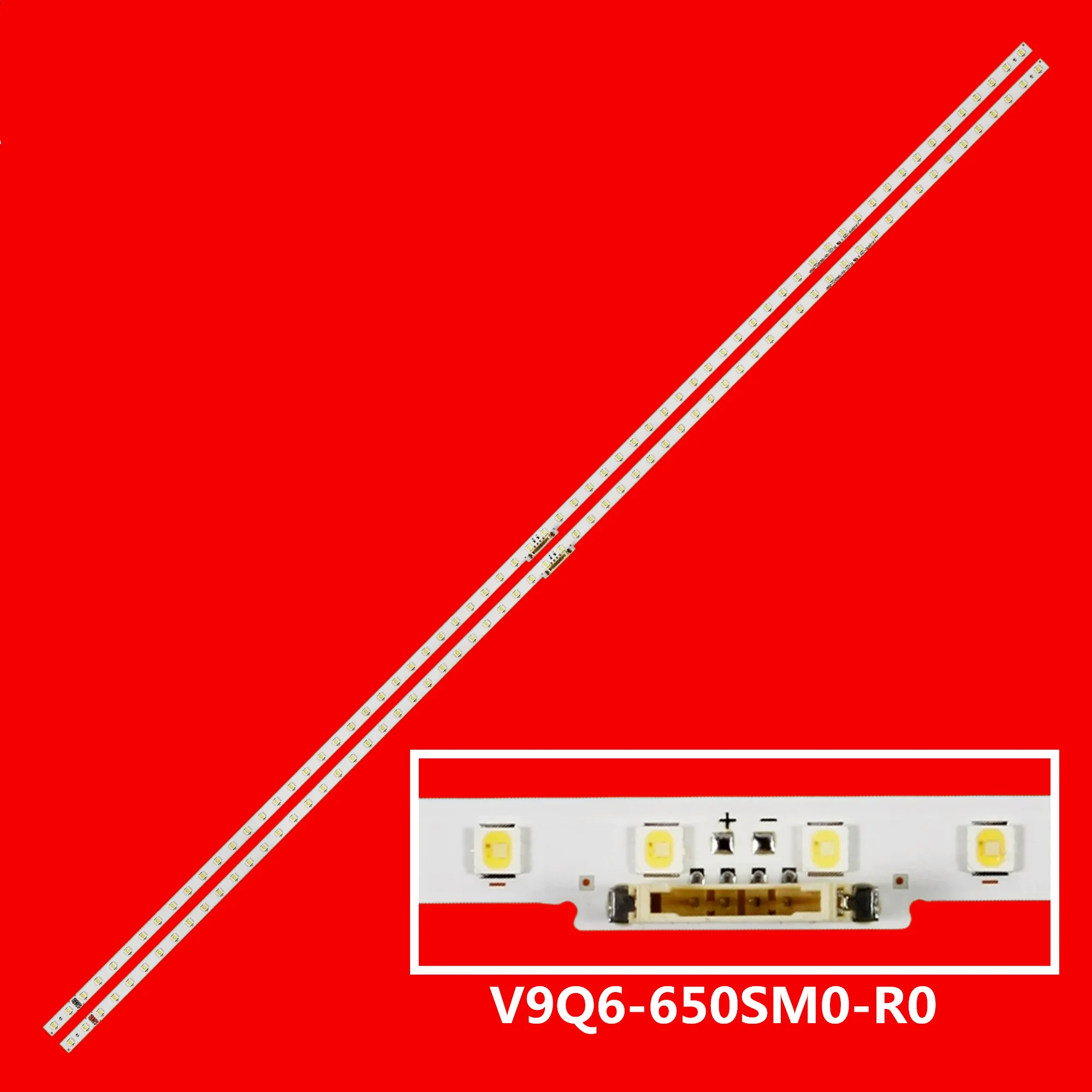 10pcs LED Bar Backlight QE65Q67RAT QE65Q60TAU QE65Q60TAUXXU BN96-48108A 19Y_Q60_STC650AC1_3030F V9Q6-650SM0-R0