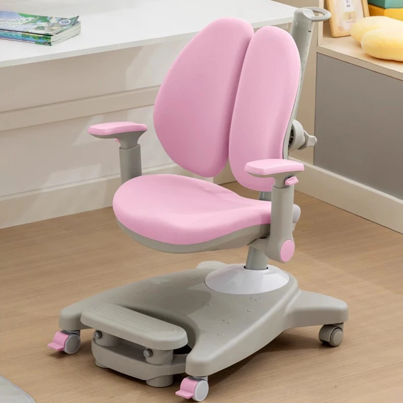 Child Safety Seats Children Chair Growing School Furniture Armchair Design Study Kids Room Girl Designer Cadeira Infantil Stool