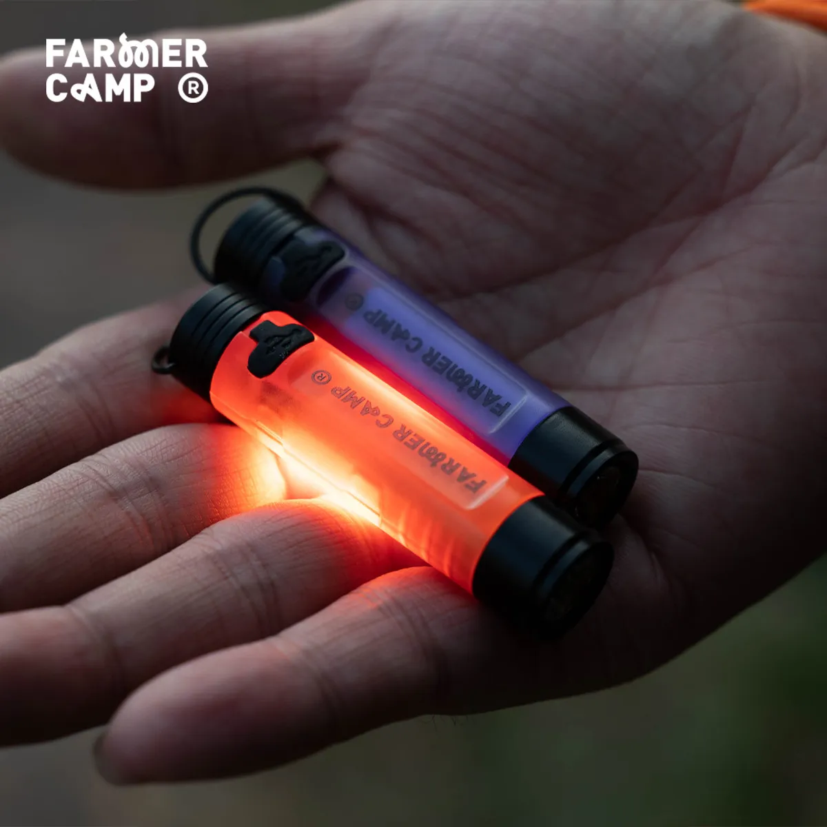 

Мини-фонарь Farmer Camp LED для рыбалки, портативный ручной фонарик для кемпинга, ночной рыбалки, освещения приманок, аварийного освещения, EDC