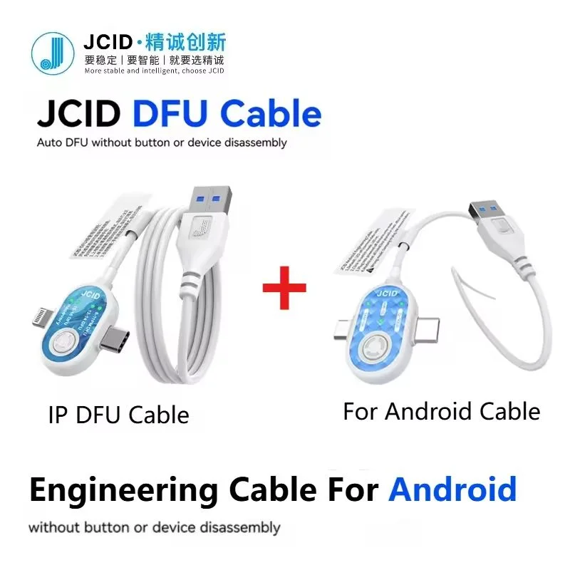 JCID iP Android Series DFU-Wiederherstellungskabel Automatische DFU-Eingangsleitung Firmware-Flash-System Reparatur Diagnose Wartung – Detail 1