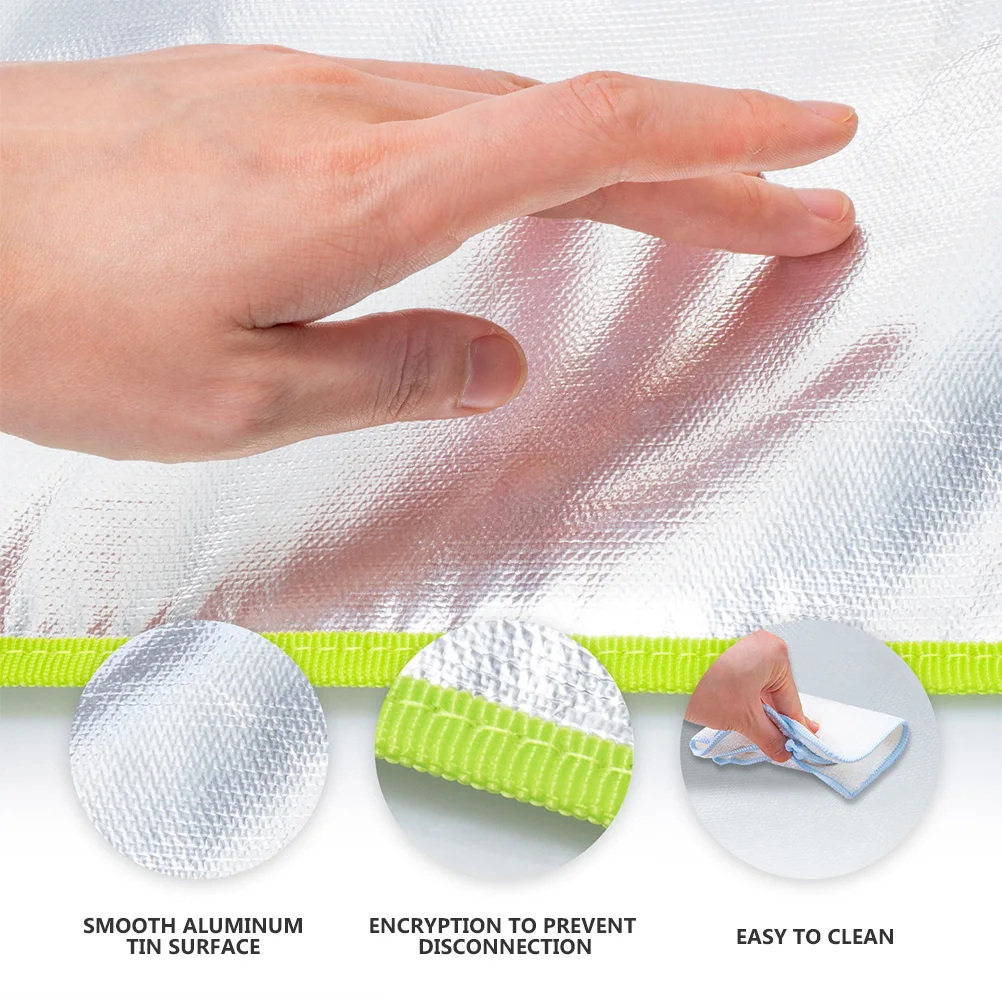 

1Pcs Fire Resistance Blanket Outdoor Foldable Fireproof Mat Bbq Heat Insulation Pad Heat-Proof Mat for Camping Kitchen Fireplace